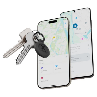 TravelTag for Android & iPhone - Water-resistant - Charcoal Black